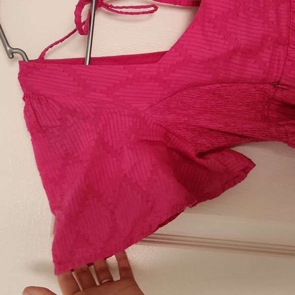 Serophine Women's Cotton Broderie Maternity and Nursing Dress sz 2 - Picture 9 of 14